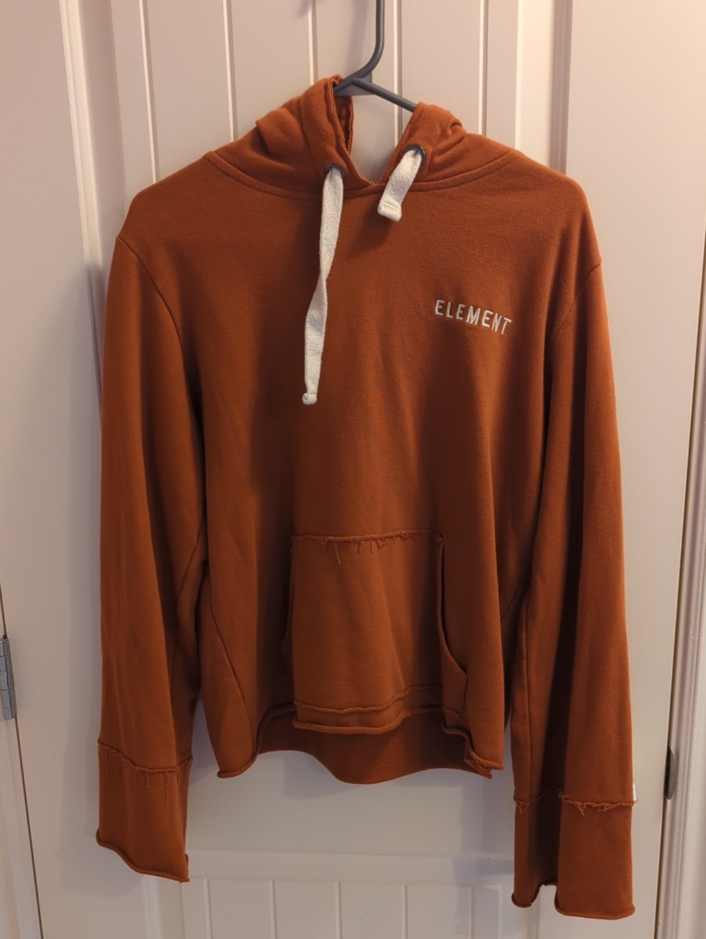 sz. Large Element Womens Burnt Orange Pullover Hoodie